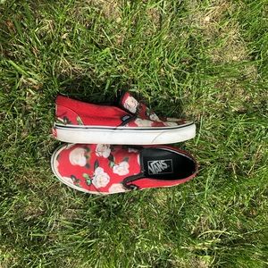 Rare rose pattern vans